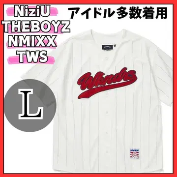WKNDRS 큐빅 베이스볼 저리 화이트 L NiziU 착용