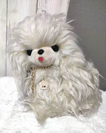 쇼와 레트로 개 봉제 인형 당시 물건 sanei toys 레어