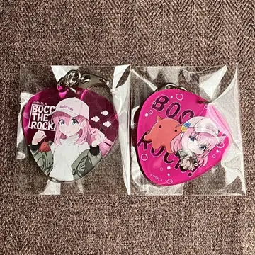 봇치더록! 고토 히토리 씨파라 피크형 키링 2개 세트