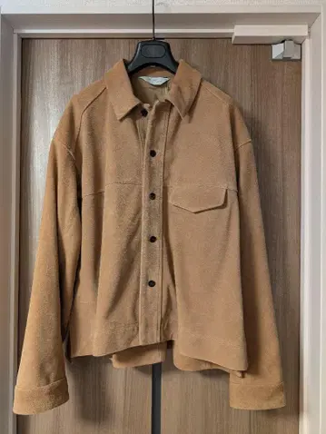 ANCELLM SUEDE SHORT SHIRT JACKET 안셀름