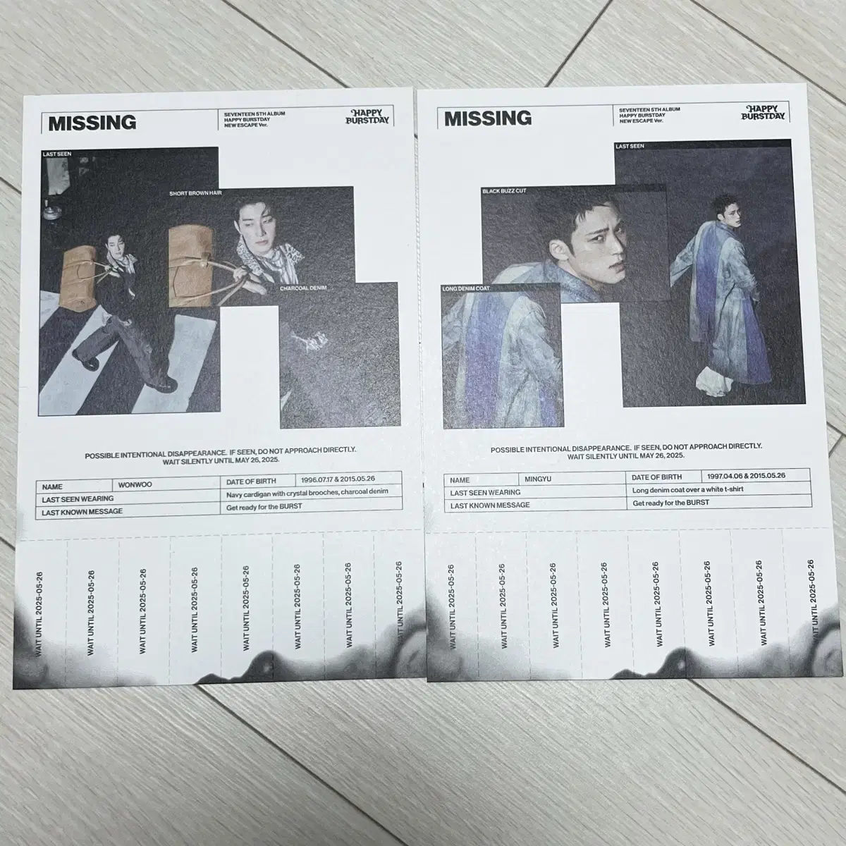 SEVENTEEN 고맙다 ポストカード S.COUPS SEVENTEEN FML JAPAN POB Photo card Weverse Universal