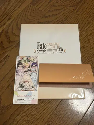 Fate stay night 20주년 기념 콘서트 캐릭터 파인 북
