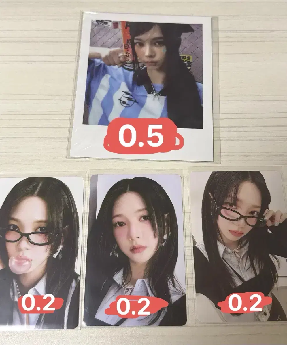 에스파 카리나 2025 시즌그리팅 포토카드, 폴라로이드 +특전