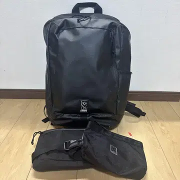 크롬 백팩 파우치 3개 세트