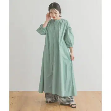 [미사용 새상품] ITEMS URBANRESEARCH 개더 셔츠 원피스