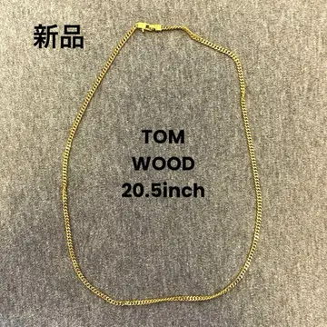 새상품 TOM WOOD 골드 체인 목걸이 52cm