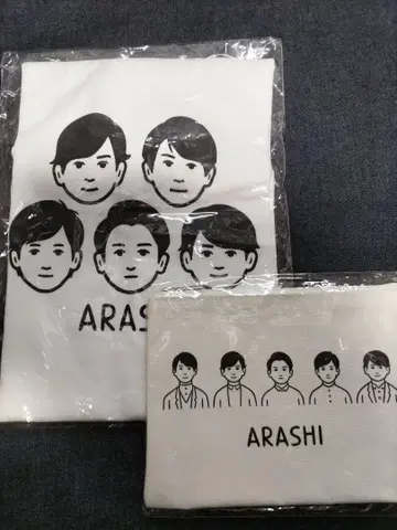 아라시 전시회 티셔츠 파우치