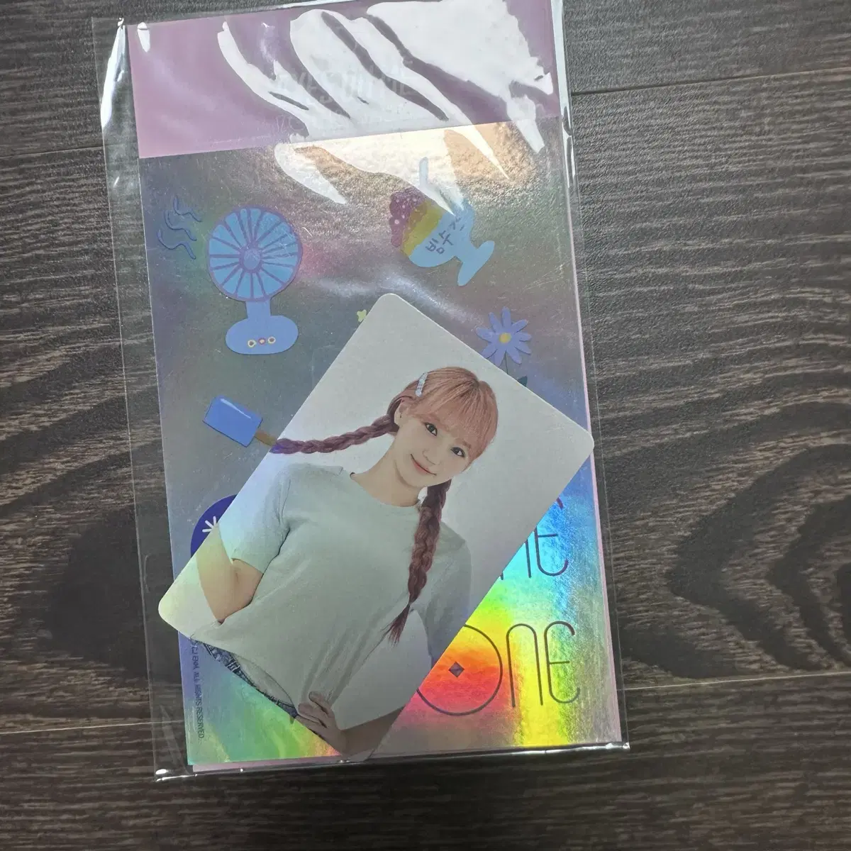 아이즈원 채원 아이즈온미 데코스티커 포카 세트