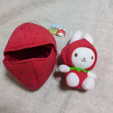 우사즈킨 딸기 봉제 인형