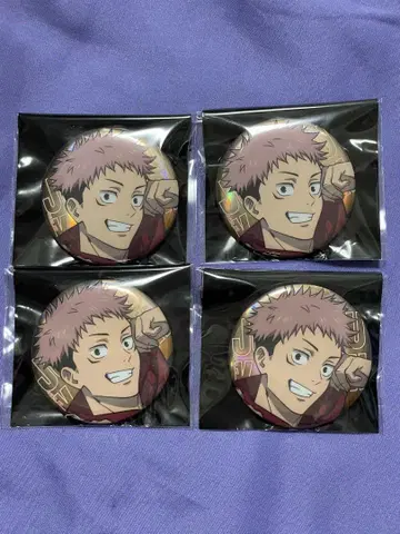 이타도리 유우지 주술회전 morning ver 오로라 캔뱃지 점프 페스타