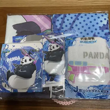주술회전 SPLASH BATTLE 제일복권 PANDA 3종 세트