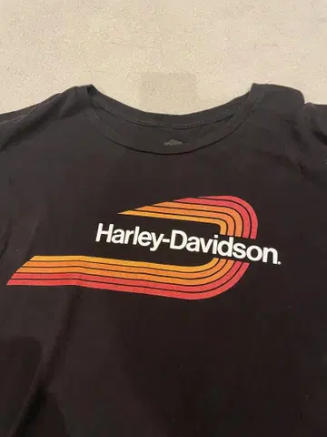 Harley Davidson 티셔츠 2XL USA제 바이크 블랙 아메카지
