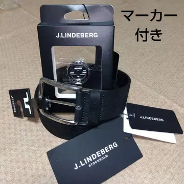 J. LINDEBERG 벨트 미사용 새상품 80~90cm [블랙]