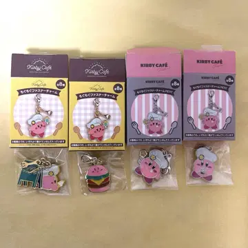 커비 카페 지퍼 참 4종 세트