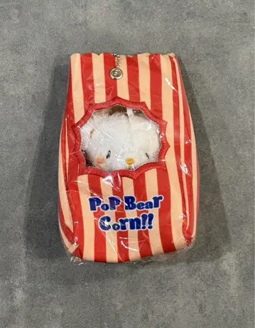 이토와타메 마스코트 봉제 인형 팝콘 곰