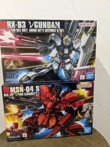 HG RX-93 건담 & MSN-04 사자비 데칼 세트