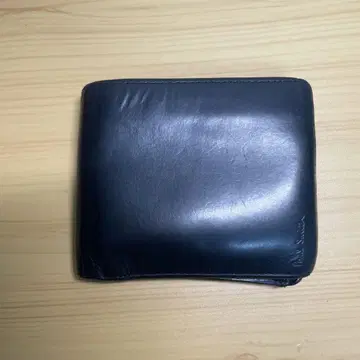 네이비 가죽 접이식 지갑 폴 스미스
