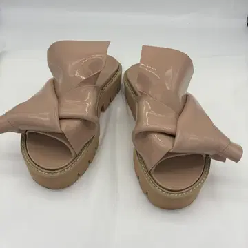N21 누메로벤투노 카르텔 샌들 빅 리본 핑크 37
