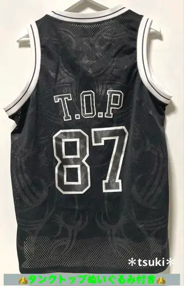 BIGBANG 탑 탱크탑 바스켓 유니폼 저리