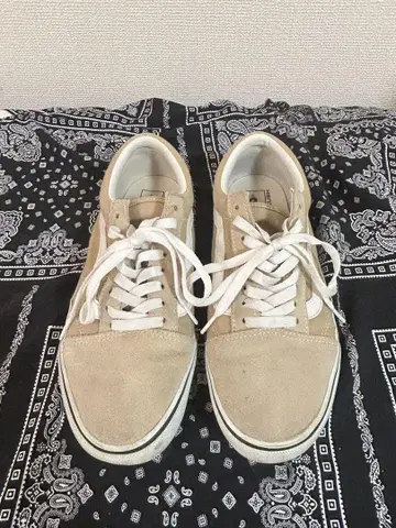 Vans 베이지 스웨이드 스니커즈