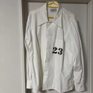 WEIRDO 넘버 23 프린트 셔츠