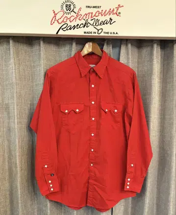 USA제 Rockmount Ranch Wear 웨스턴 셔츠 80s