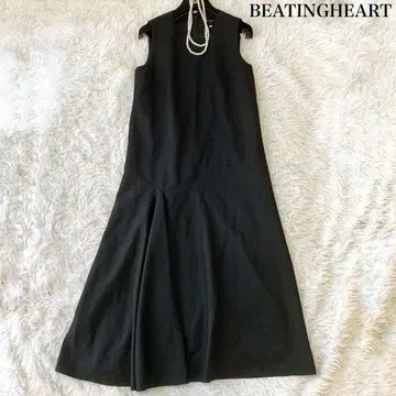 BEATINGHEART 울 혼방 롱 원피스 슬리브리스 2 사이즈