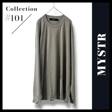 MYSTR 미스타 MB 아이템 긴팔 티셔츠 롱 T 그레이지 M