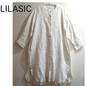 LILASIC 린넨 셔츠 원피스 SIZE F
