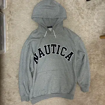 NAUTICA 그레이 후드티 L