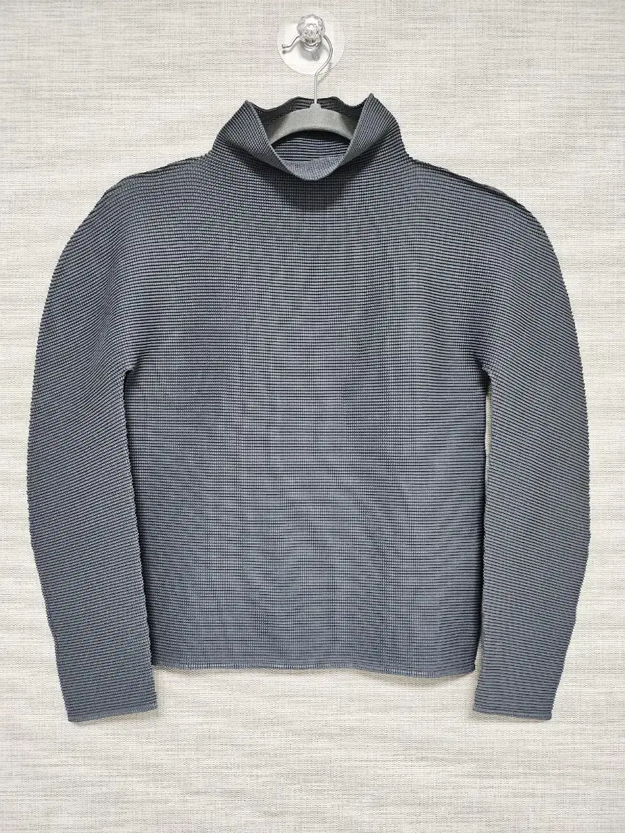 Pleats Please Stretch Top Charcoal