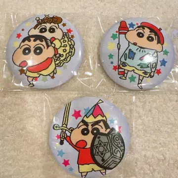 짱구는 못말려(크레용 신짱) 30주년 영화 아이콘 자수 캔뱃지