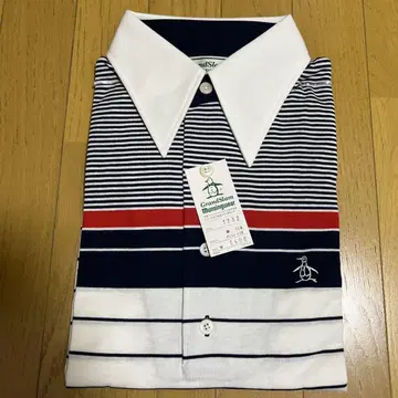 munsingwear GrandSlam 스트라이프 피케 셔츠 미사용품