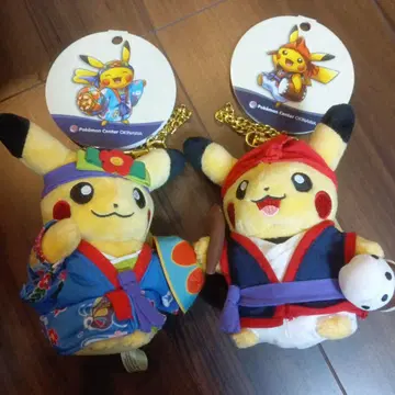 (가격 인하) 포켓몬 센터 오키나와 피카츄 기모노 2종 세트