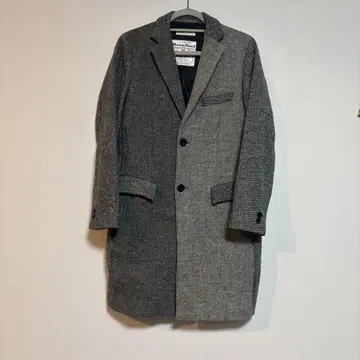 UNITED ARROWS 체스터 코트 해리스 트위드