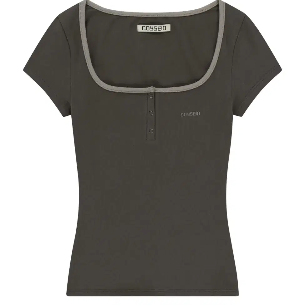 Koiseyo Mini Logo T-shirt Ash Brown on Bunjang Global Site.