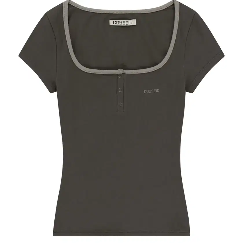 Koiseyo Mini Logo T-shirt Ash Brown on Bunjang Global Site.