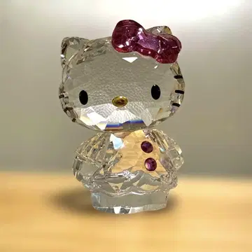 헬로키티 스와로브스키 입상 SWAROVSKI 핑크