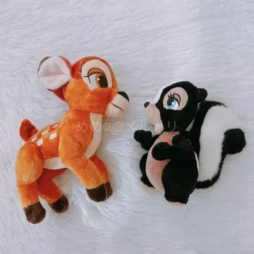 도쿄 디즈니 리조트 밤비 플라워 봉제 인형