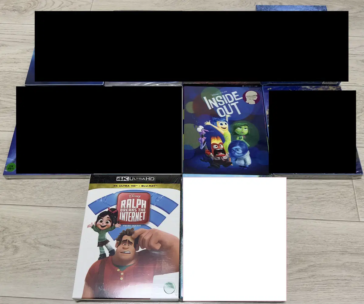 Disney Inside Out, Ralph 4K Blu-ray