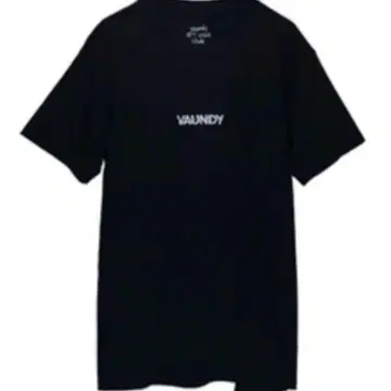 VAUNDY 초기 디자인 블랙 티셔츠 2XL
