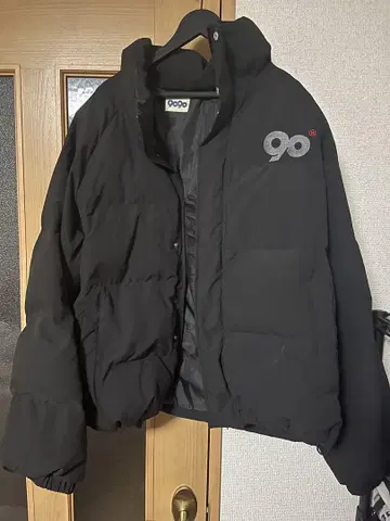9090 블랙 다운 자켓