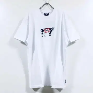 새상품 ICECREAM 아이스크림 티셔츠 반팔 남성용 화이트 L