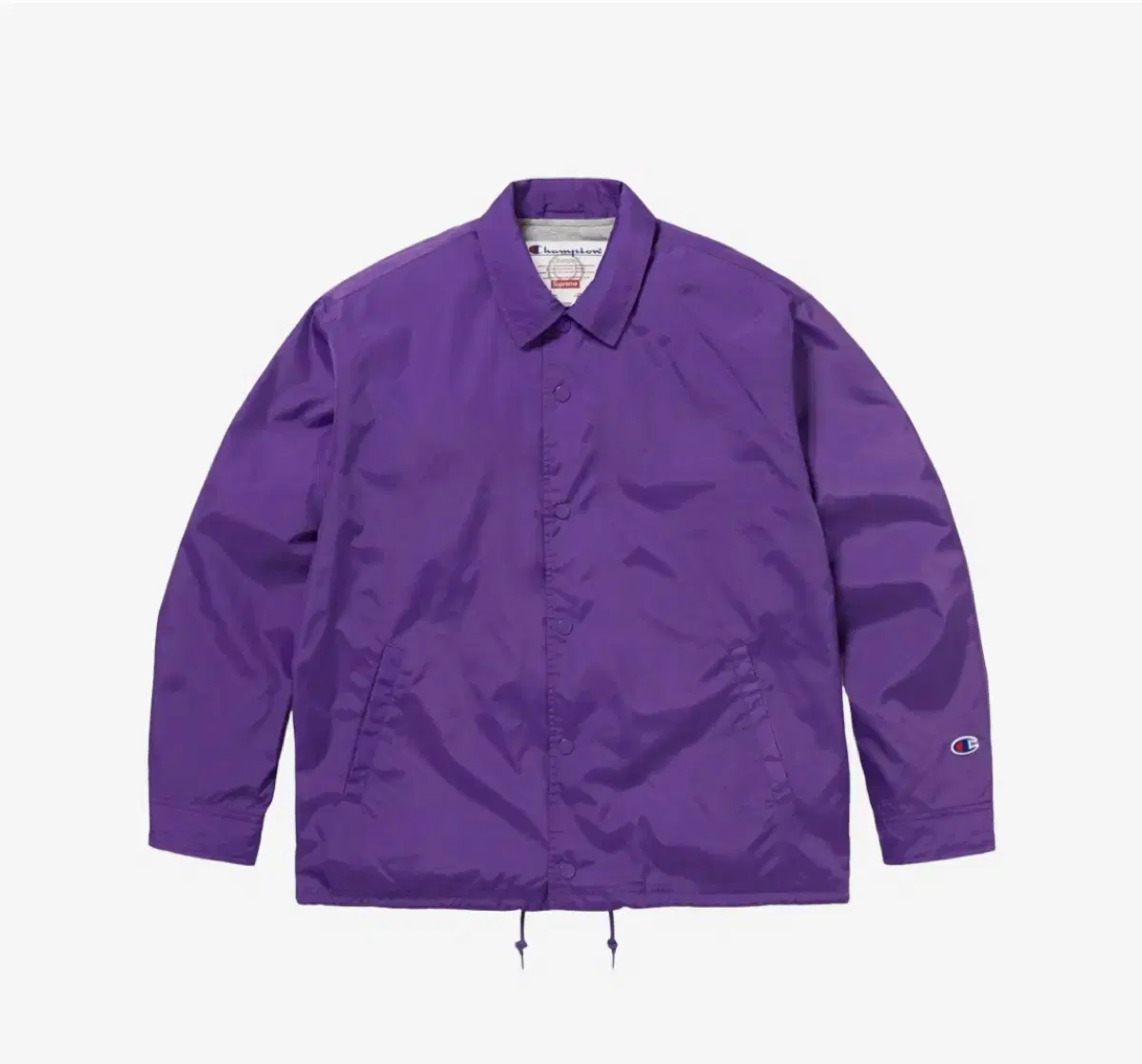Supreme x Champion Coaches Jacket Purple