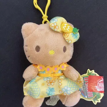 하와이 인형 한정판 일광화상 키티 옐로우 컬러