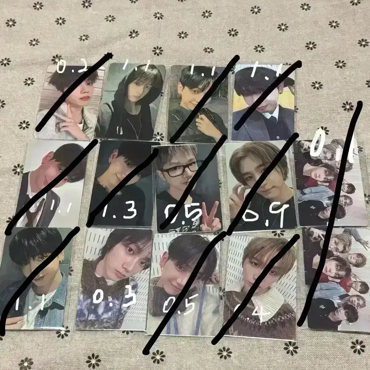 Genreless ld lucky draw poca photocard wts sungho riwoo jaehyun han taesan
