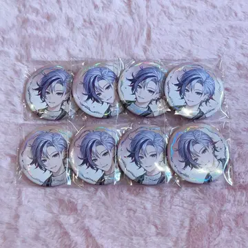 ART OF NIJISANJI 매트 금박 캔뱃지 B 그룹 후와 미나토