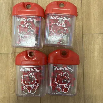 초레어 레트로 산리오 헬로키티 푸시 핀 핑