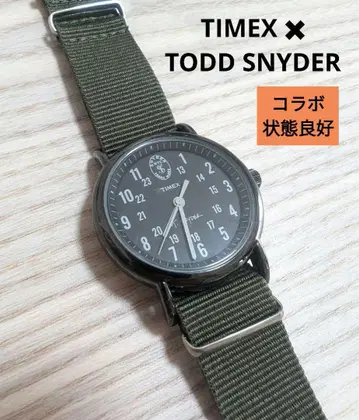 TIMEX TODD SNYDER 콜라보레이션 워치