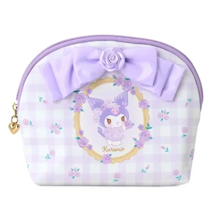 韓国商品/THREE TIMES Pink compact pouch threetimes ☆Bebe pouch pink, beige 2色☆ 韓国 ポーチ